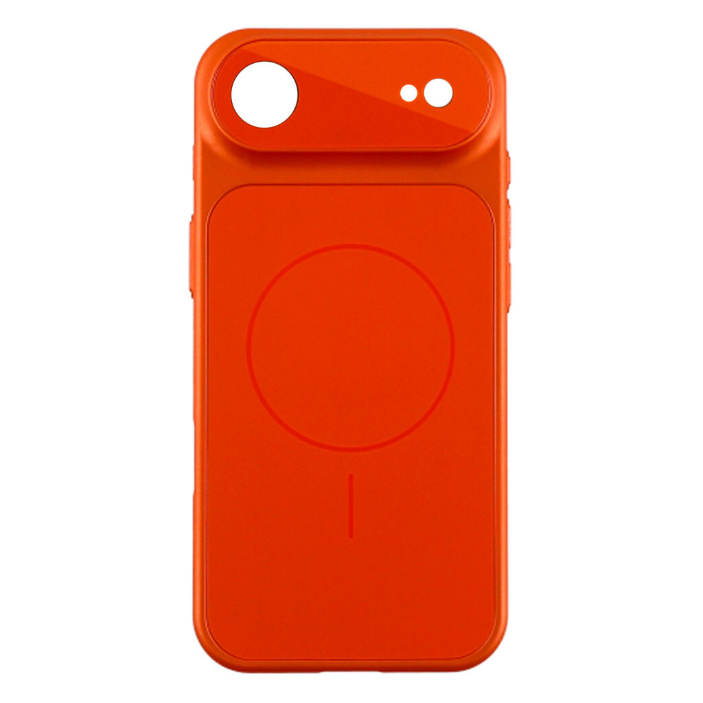 Чехол (накладка) Apple iPhone 17 Air, Air Beats AG-Glass, MagSafe, Оранжевый - № 1 Чехол (накладка) Apple iPhone 17 Air, Air Beats AG-Glass, MagSafe, Оранжевый - № 1