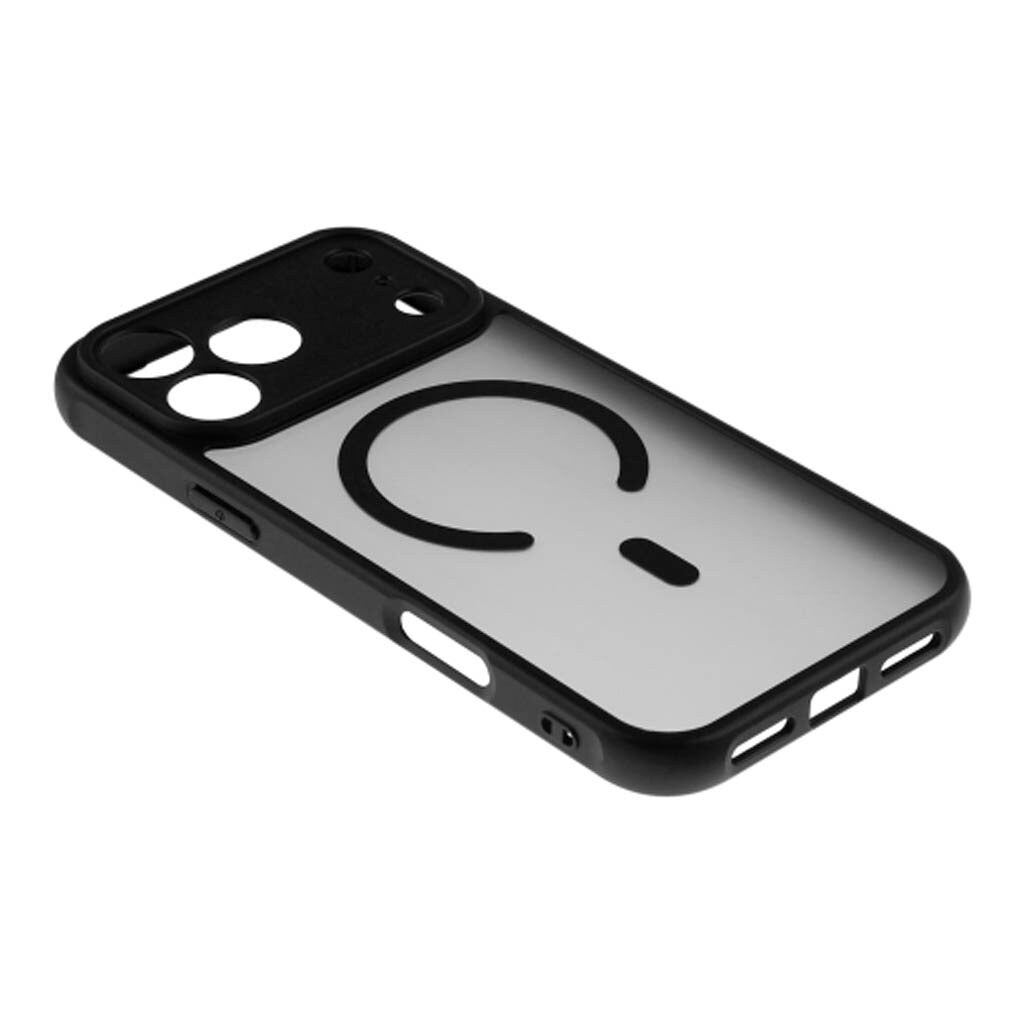 Чехол (накладка) Apple iPhone 17 Pro, TPU Anti Drop, MagSafe, Черный - № 2 Чехол (накладка) Apple iPhone 17 Pro, TPU Anti Drop, MagSafe, Черный - № 2