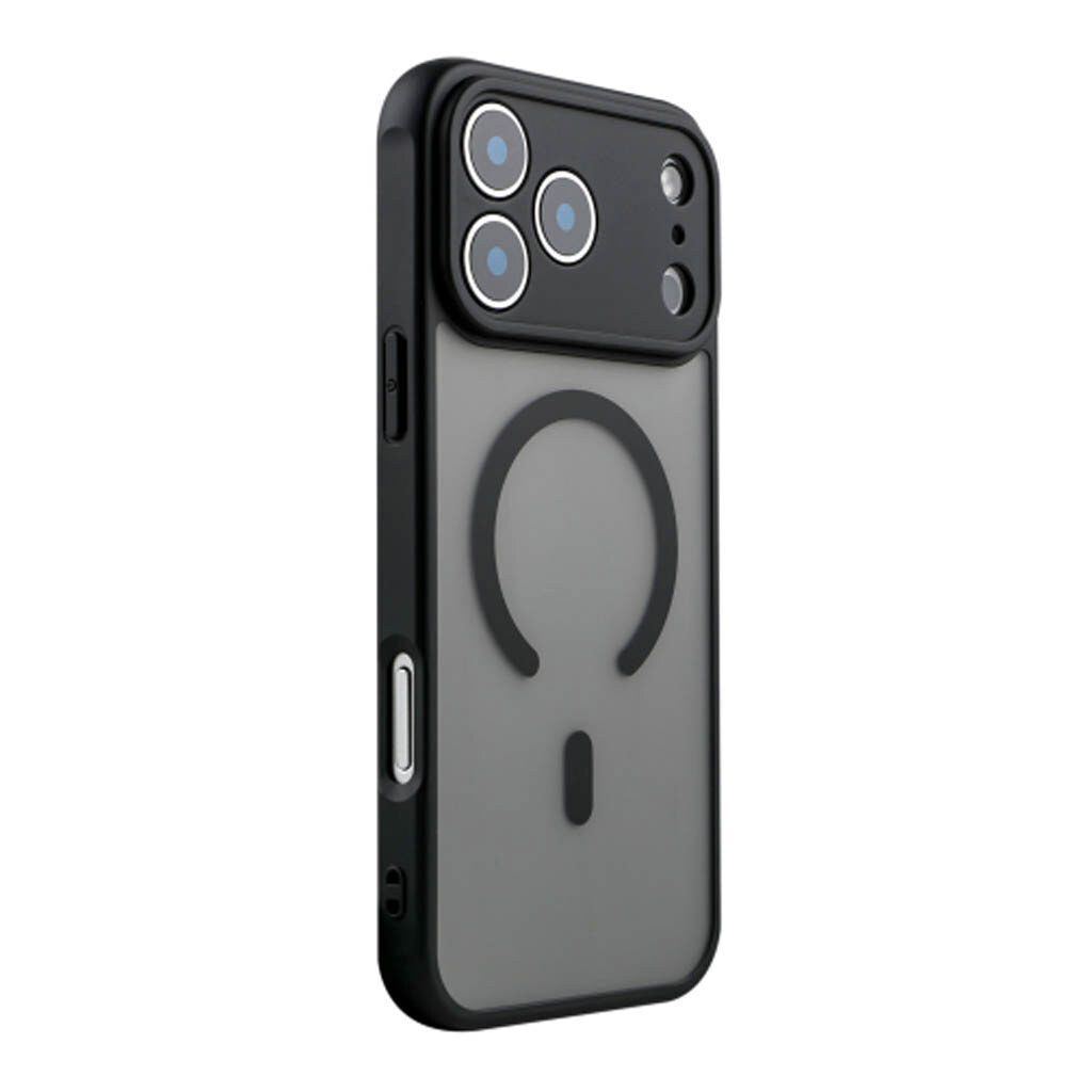 Чехол (накладка) Apple iPhone 17 Pro, TPU Anti Drop, MagSafe, Черный - № 4 Чехол (накладка) Apple iPhone 17 Pro, TPU Anti Drop, MagSafe, Черный - № 4