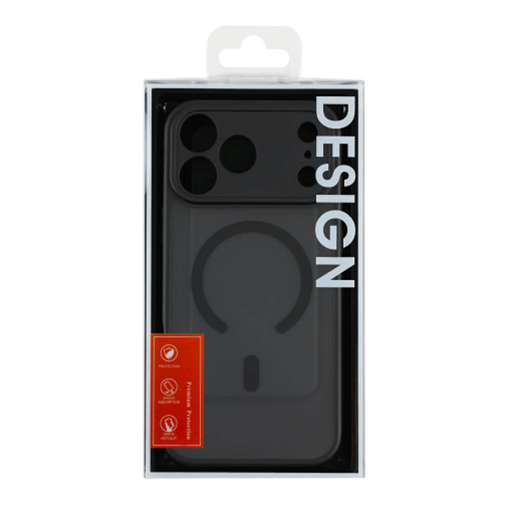 Чехол (накладка) Apple iPhone 17 Pro, TPU Anti Drop, MagSafe, Черный - № 8 Чехол (накладка) Apple iPhone 17 Pro, TPU Anti Drop, MagSafe, Черный - № 8