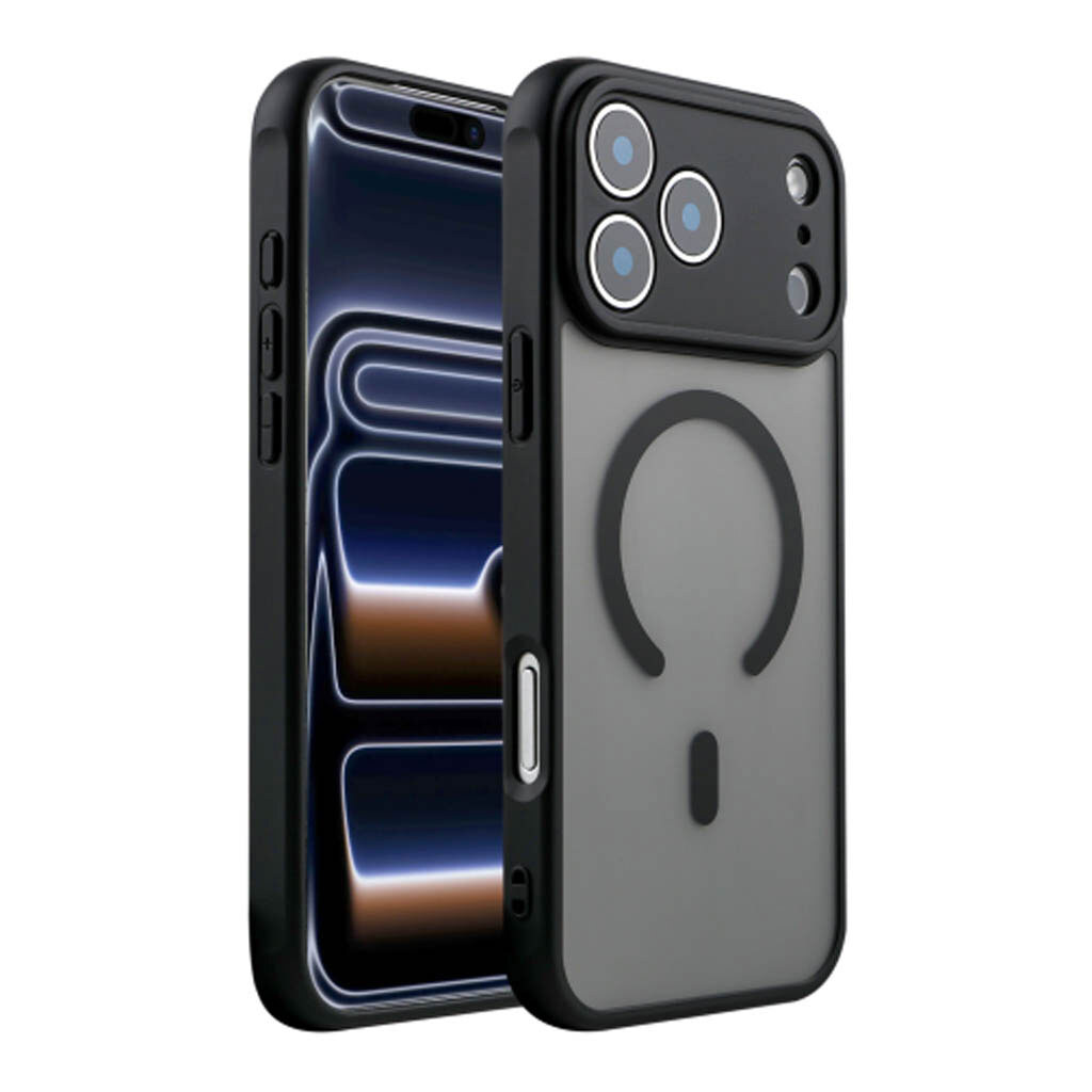 Чехол (накладка) Apple iPhone 17 Pro Max, TPU Anti Drop, MagSafe, Черный - № 6 Чехол (накладка) Apple iPhone 17 Pro Max, TPU Anti Drop, MagSafe, Черный - № 6