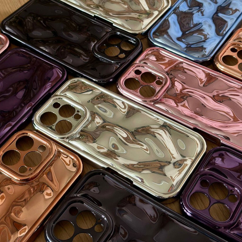 Чехол (накладка) Apple iPhone 16, Bubble Wavy 3D, Рожевий - № 10 Чехол (накладка) Apple iPhone 16, Bubble Wavy 3D, Рожевий - № 10