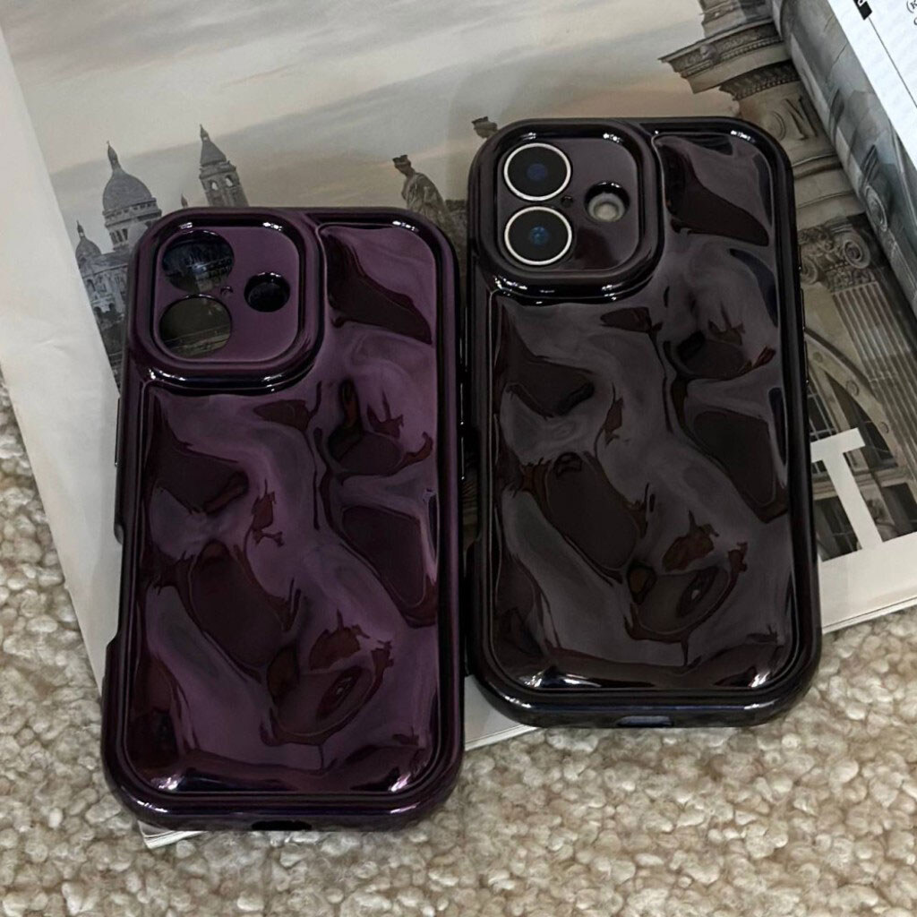 Чехол (накладка) Apple iPhone 17 Pro, Bubble Wavy 3D, Синій - № 11 Чехол (накладка) Apple iPhone 17 Pro, Bubble Wavy 3D, Синій - № 11