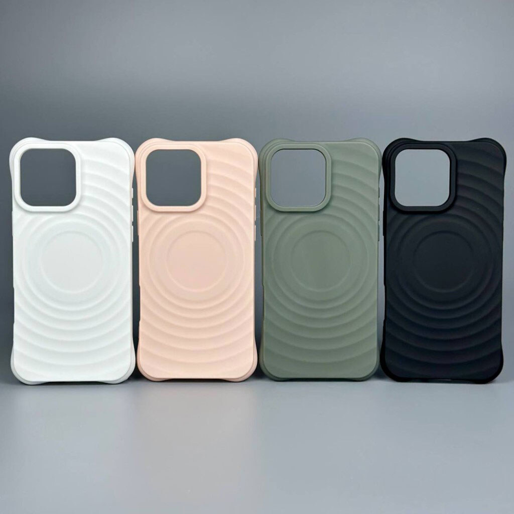 Чехол (накладка) Apple iPhone 17 Air, Wave Grip 3D, Оливковий - № 2 Чехол (накладка) Apple iPhone 17 Air, Wave Grip 3D, Оливковий - № 2