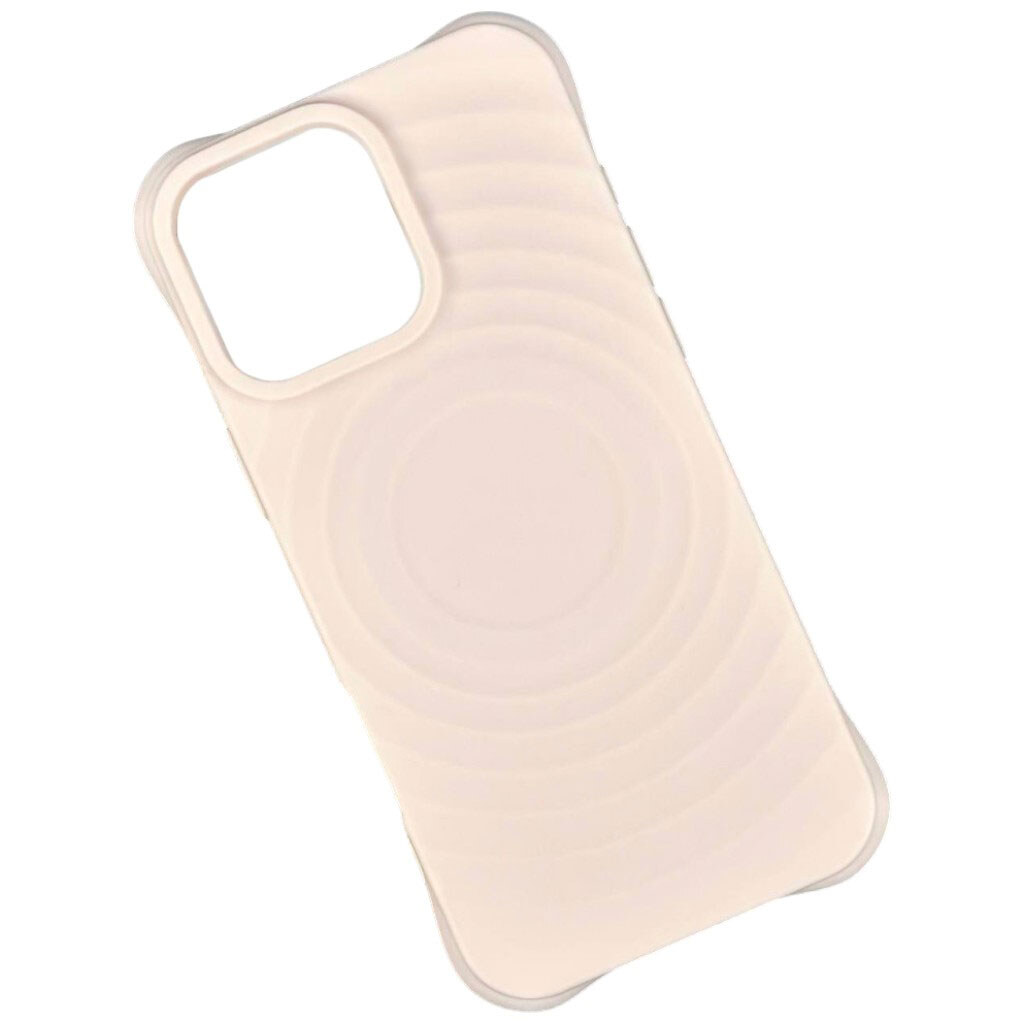 Чехол (накладка) Apple iPhone 17 Pro Max, Wave Grip 3D, Light Pink, Рожевий - № 1 Чехол (накладка) Apple iPhone 17 Pro Max, Wave Grip 3D, Light Pink, Рожевий - № 1
