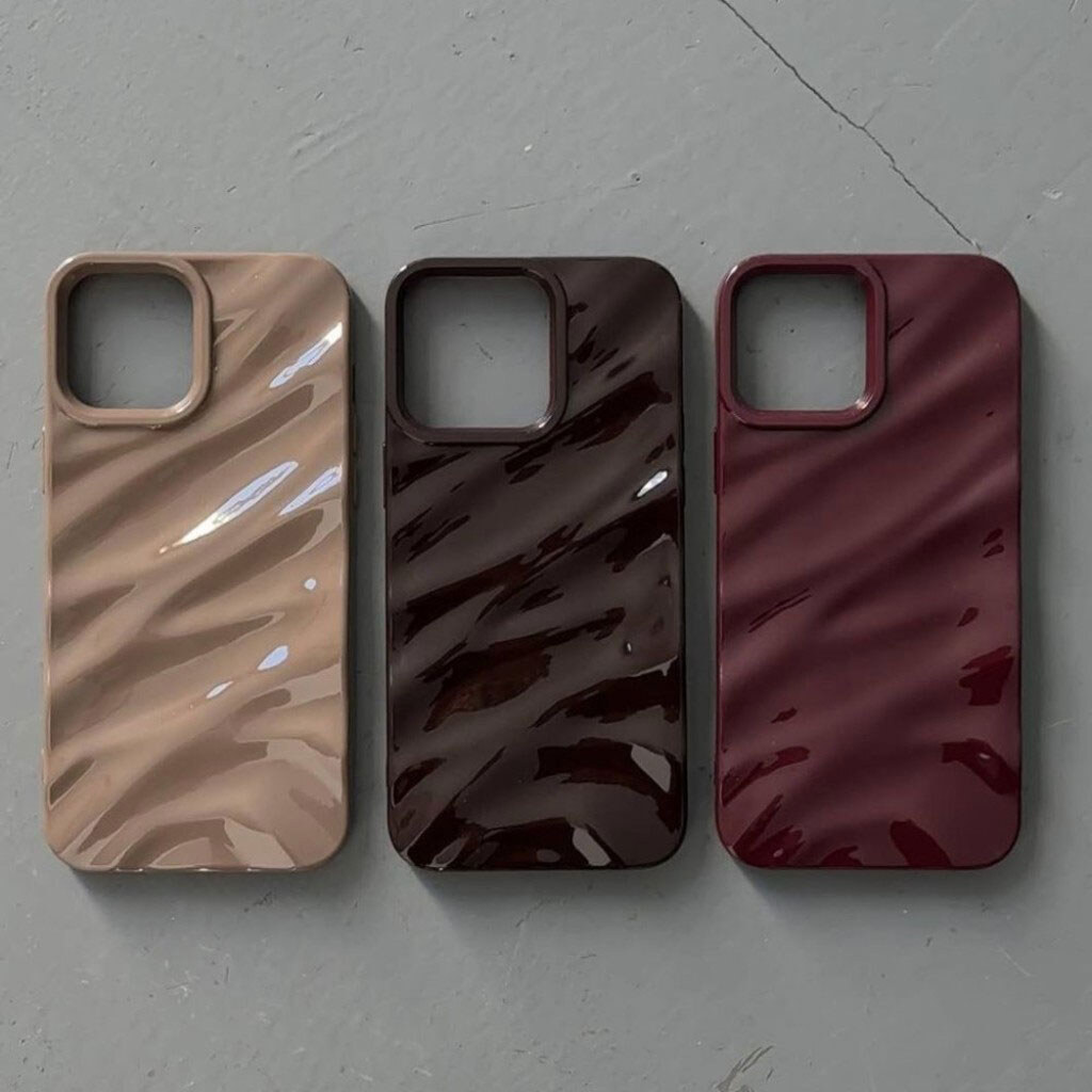 Чехол (накладка) Apple iPhone 17 Pro Max, Wavy Pattern 3D, Білий - № 15 Чехол (накладка) Apple iPhone 17 Pro Max, Wavy Pattern 3D, Білий - № 15