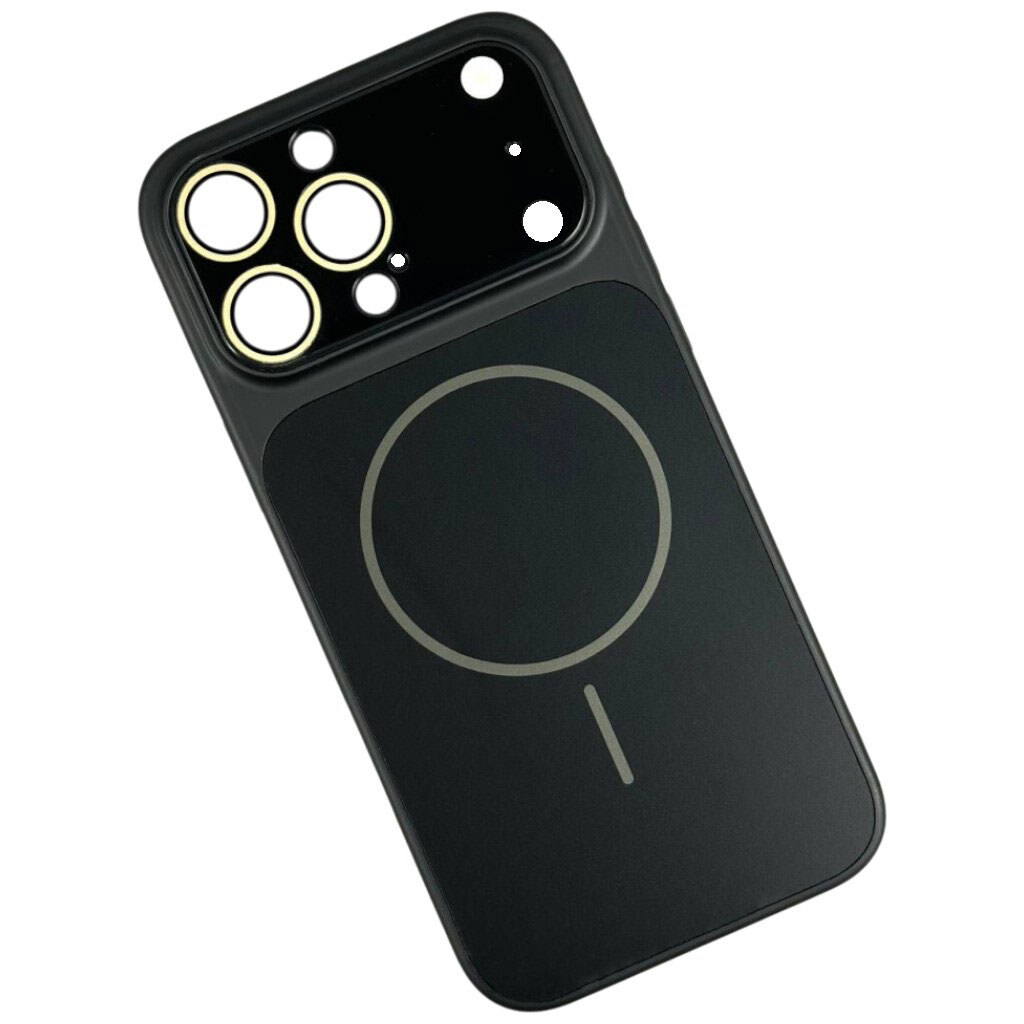 Чехол (накладка) Apple iPhone 13, AG Glass Slim Fit, MagSafe, Черный - № 1 Чехол (накладка) Apple iPhone 13, AG Glass Slim Fit, MagSafe, Черный - № 1