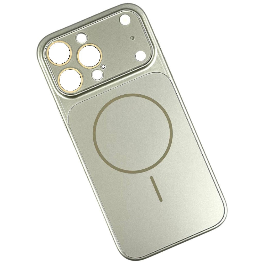 Чехол (накладка) Apple iPhone 17 Pro, AG Glass Slim Fit, Pale Olive, MagSafe, Оливковий - № 1 Чехол (накладка) Apple iPhone 17 Pro, AG Glass Slim Fit, Pale Olive, MagSafe, Оливковий - № 1