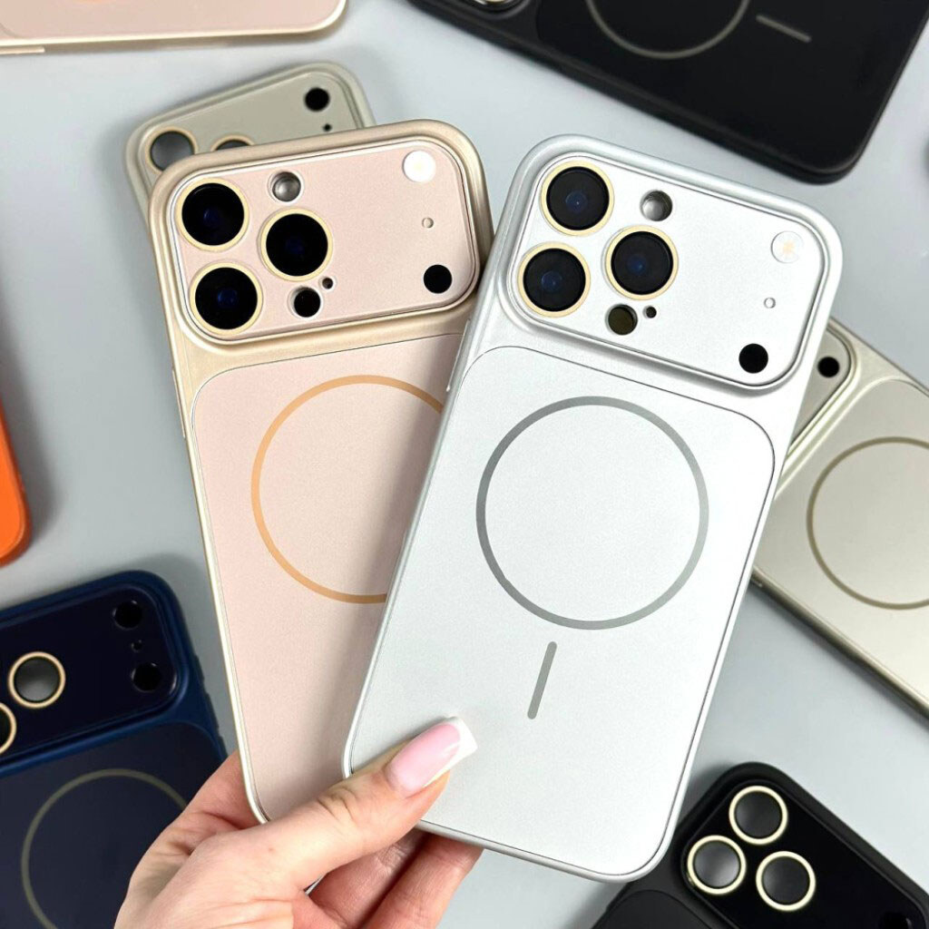 Чехол (накладка) Apple iPhone 17 Pro, AG Glass Slim Fit, MagSafe, Синій - № 9 Чехол (накладка) Apple iPhone 17 Pro, AG Glass Slim Fit, MagSafe, Синій - № 9