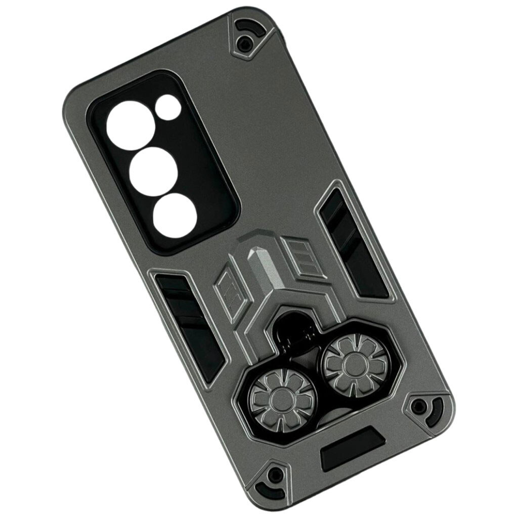 Чехол (накладка) Samsung A165 Galaxy A16 / A166 Galaxy A16 5G, Armor Shield Ring Holder, Серый - № 1 Чехол (накладка) Samsung A165 Galaxy A16 / A166 Galaxy A16 5G, Armor Shield Ring Holder, Серый - № 1