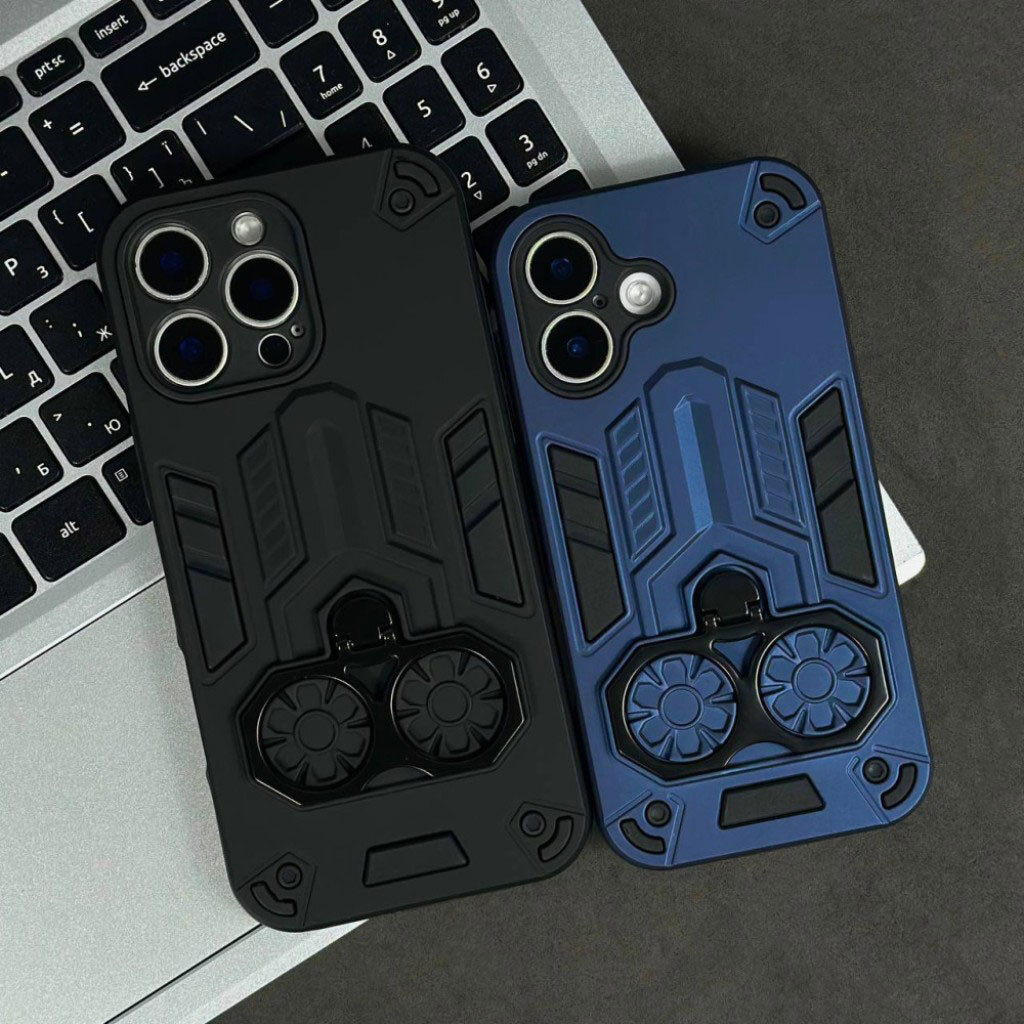 Чехол (накладка) Samsung A165 Galaxy A16 / A166 Galaxy A16 5G, Armor Shield Ring Holder, Серый - № 7 Чехол (накладка) Samsung A165 Galaxy A16 / A166 Galaxy A16 5G, Armor Shield Ring Holder, Серый - № 7