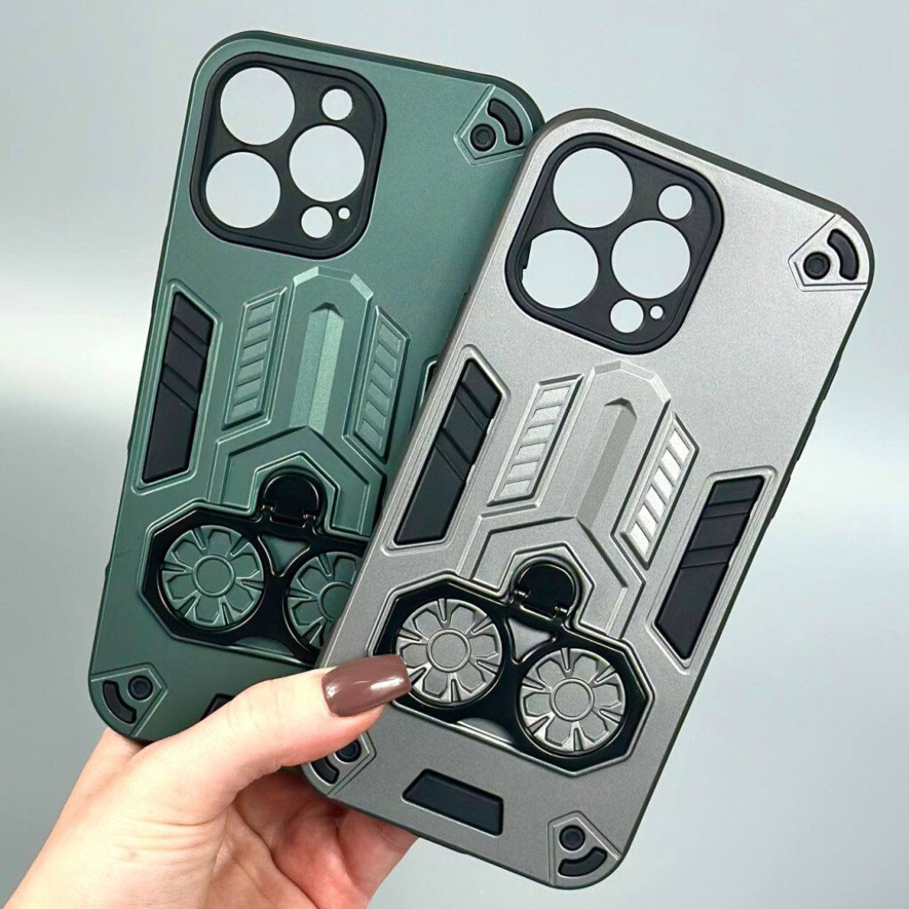 Чехол (накладка) Samsung A165 Galaxy A16 / A166 Galaxy A16 5G, Armor Shield Ring Holder, Серый - № 9 Чехол (накладка) Samsung A165 Galaxy A16 / A166 Galaxy A16 5G, Armor Shield Ring Holder, Серый - № 9