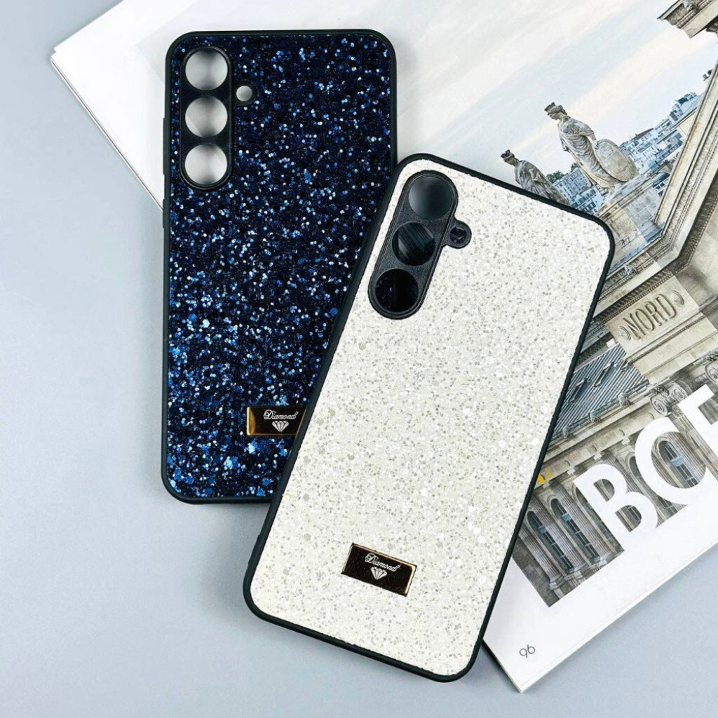 Чехол (накладка) Samsung A065 Galaxy A06, Bling Grainy Diamond Separate Camera, Glow White, Белый - № 10 Чехол (накладка) Samsung A065 Galaxy A06, Bling Grainy Diamond Separate Camera, Glow White, Белый - № 10