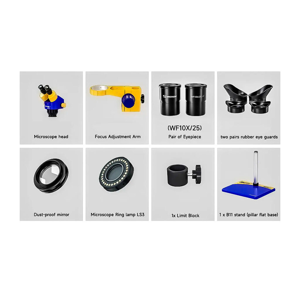 Микроскоп Mechanic MC75S-B11, Желтый - № 2 Микроскоп Mechanic MC75S-B11, Желтый - № 2