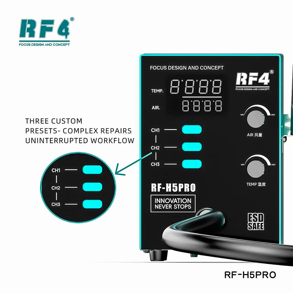 Паяльная станция RF4 RF-H5Pro - № 6 Паяльная станция RF4 RF-H5Pro - № 6