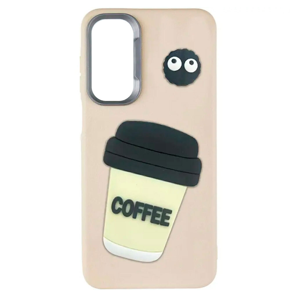 Чехол (накладка) Xiaomi Poco C85 / Redmi 15C, Epik Leather Toys, Coffee, Песочный - № 1 Чехол (накладка) Xiaomi Poco C85 / Redmi 15C, Epik Leather Toys, Coffee, Песочный - № 1