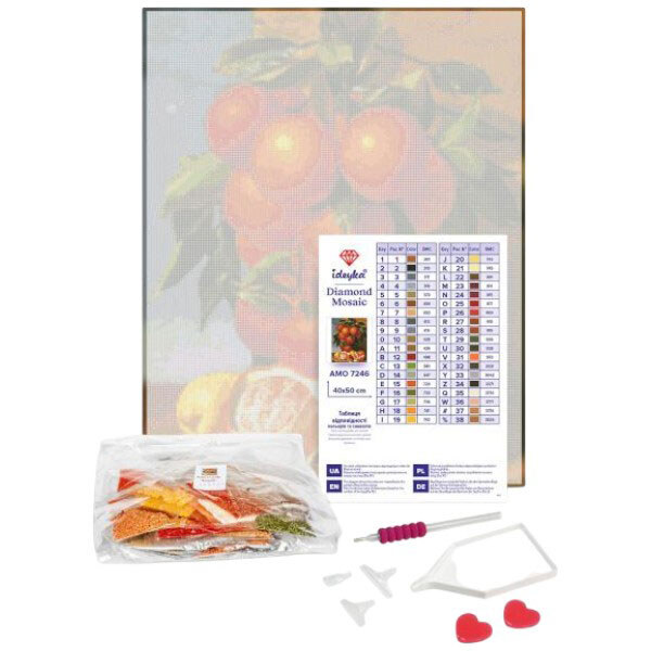 Алмазна мозаїка "Шум води та спокій", 40х50см, Ідейка - № 2 Алмазна мозаїка "Шум води та спокій", 40х50см, Ідейка - № 2