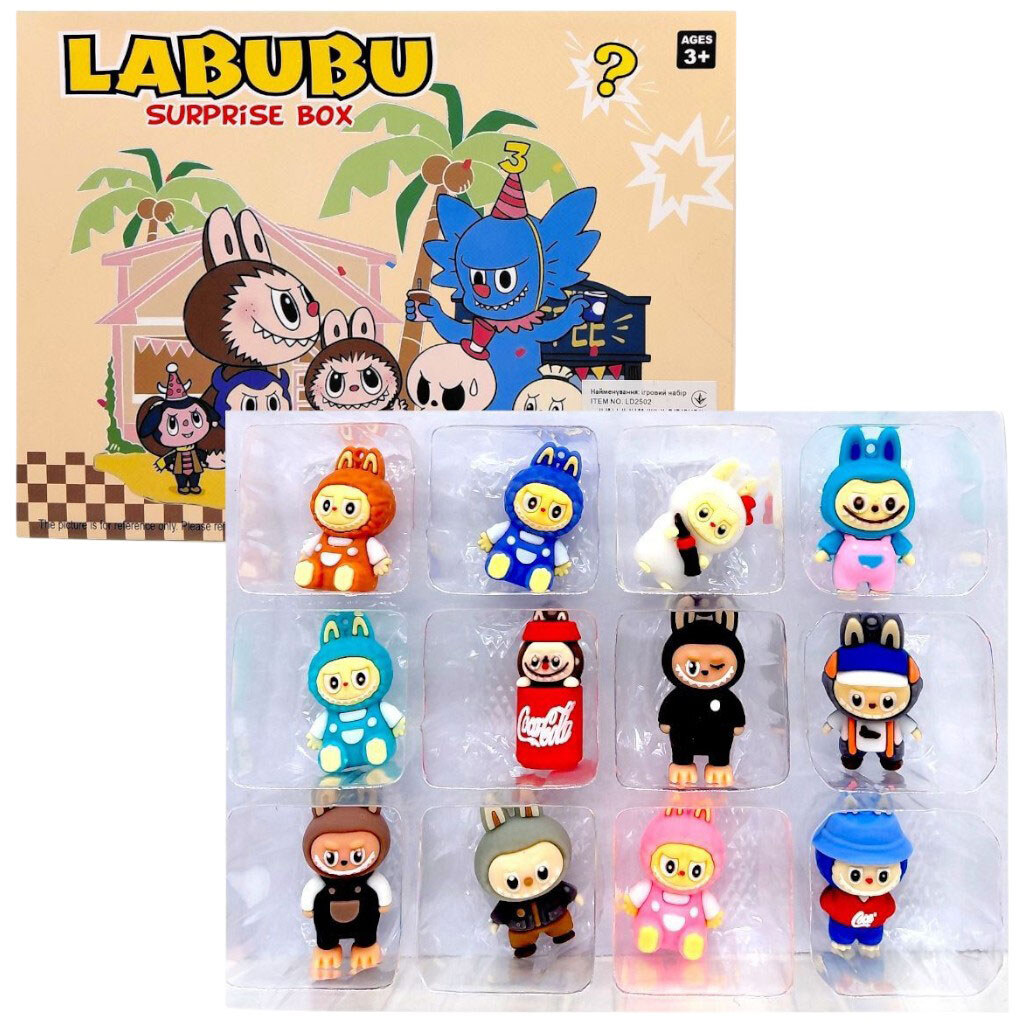 Игровой набор, адвент календарь, "Лабубу", сюрприз-бокс, Mic - № 1 Игровой набор, адвент календарь, "Лабубу", сюрприз-бокс, Mic - № 1