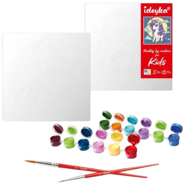 Картина по номерам "Великолепный котик", 25х25 см, Ідейка - № 2 Картина по номерам "Великолепный котик", 25х25 см, Ідейка - № 2