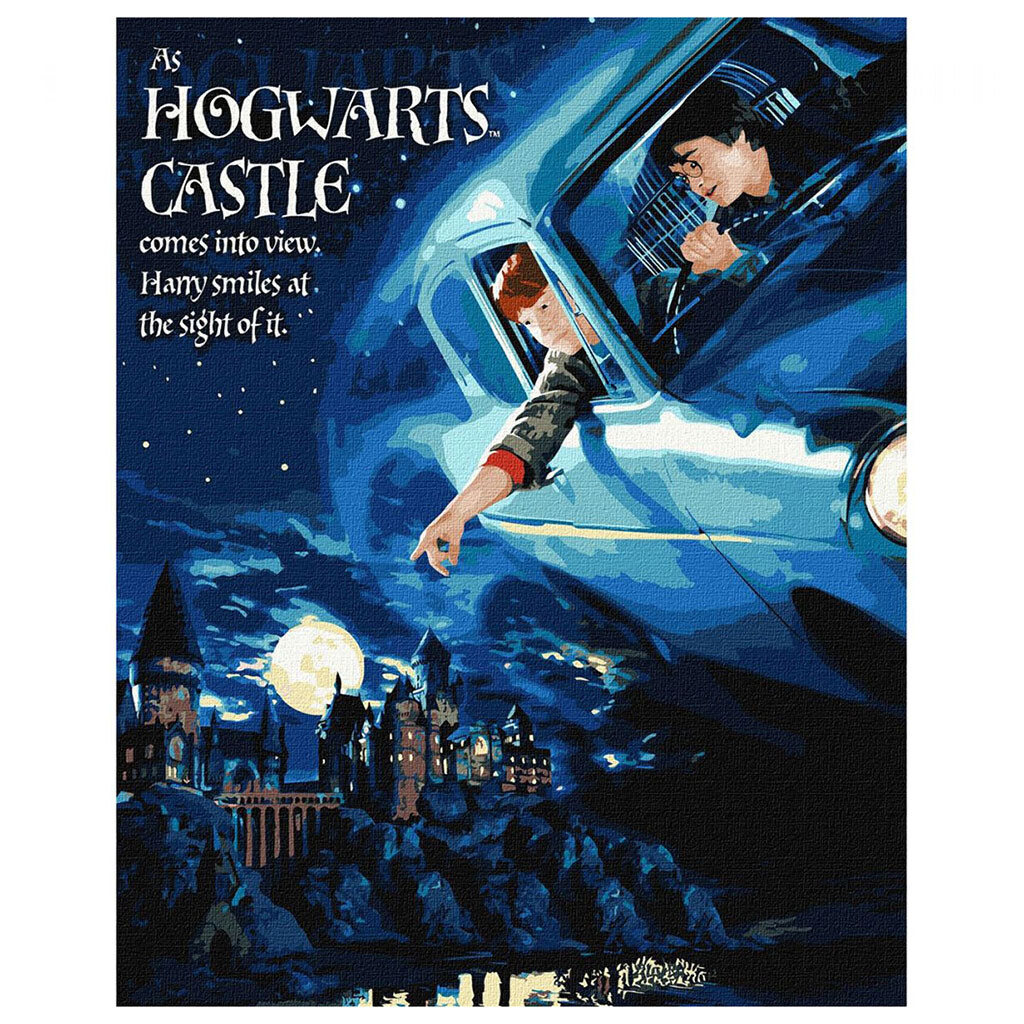 Картина по номерам с красками металлик "Harry Potter: Полет на авто", 40х50 см, Ідейка - № 1 Картина по номерам с красками металлик "Harry Potter: Полет на авто", 40х50 см, Ідейка - № 1