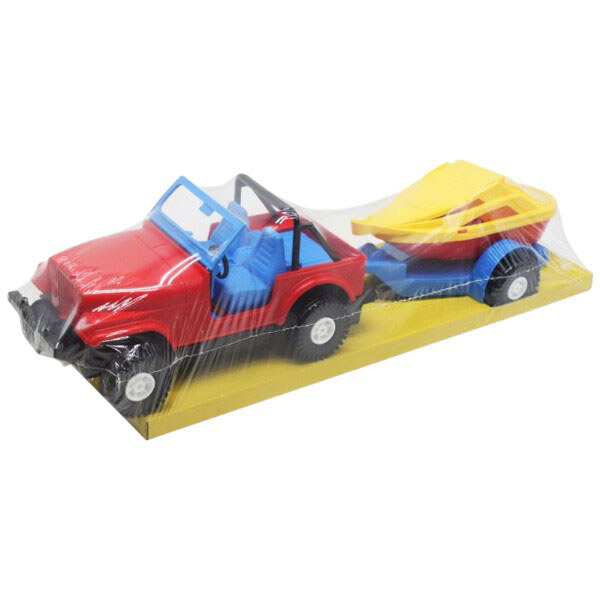 Машинка "Джип з катером", Wader - № 1 Машинка "Джип з катером", Wader - № 1