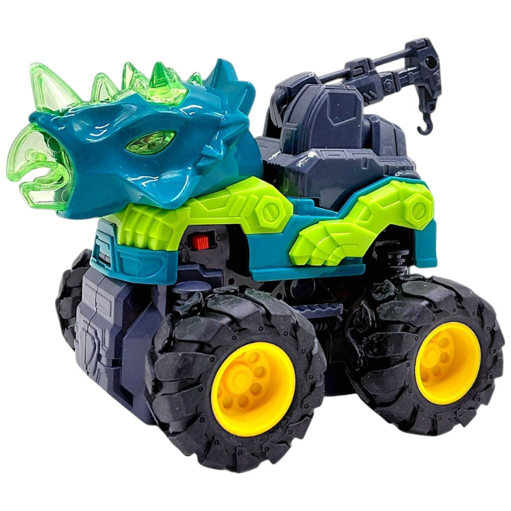 Машинка-монстр "Динозавр", инерционная, со светом, микс видов, Mic - № 2 Машинка-монстр "Динозавр", инерционная, со светом, микс видов, Mic - № 2