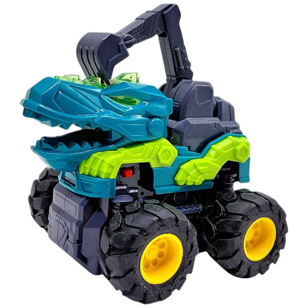 Машинка-монстр "Динозавр", инерционная, со светом, микс видов, Mic - № 4 Машинка-монстр "Динозавр", инерционная, со светом, микс видов, Mic - № 4