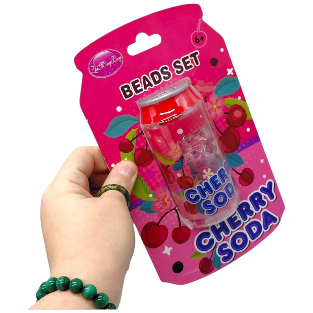 Набор для создания украшений Фруктовая содовая, ВИШНЯ, Mic - № 2 Набор для создания украшений Фруктовая содовая, ВИШНЯ, Mic - № 2