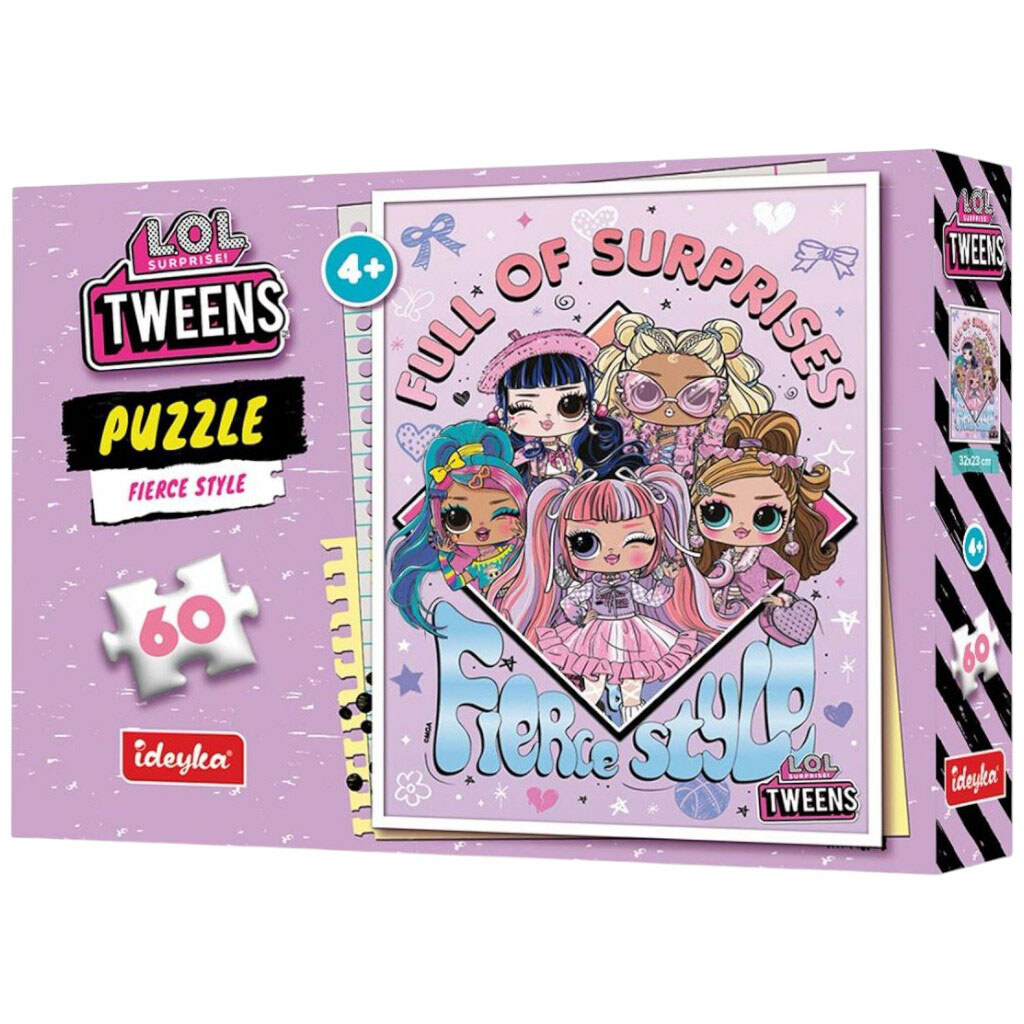 Пазлы L.O.L. Surprise! Tweens Fierce Style, 60 элементов, Ідейка - № 1 Пазлы L.O.L. Surprise! Tweens Fierce Style, 60 элементов, Ідейка - № 1