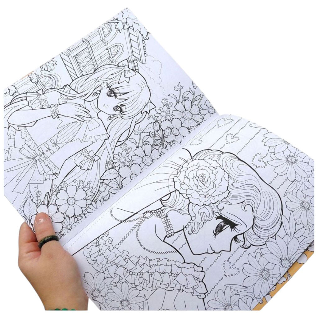 Раскраска "Аниме", 21х29,7 см., 8 листов, Art Studio Of Happiness - № 2 Раскраска "Аниме", 21х29,7 см., 8 листов, Art Studio Of Happiness - № 2