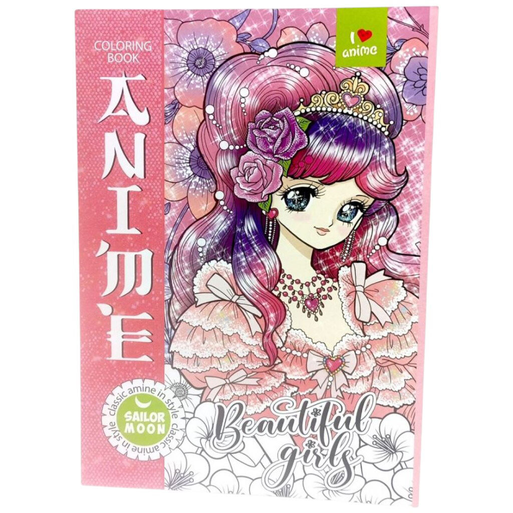 Раскраска аниме 210х297мм., 8 листов, Скоба., Art Studio Of Happiness - № 1 Раскраска аниме 210х297мм., 8 листов, Скоба., Art Studio Of Happiness - № 1