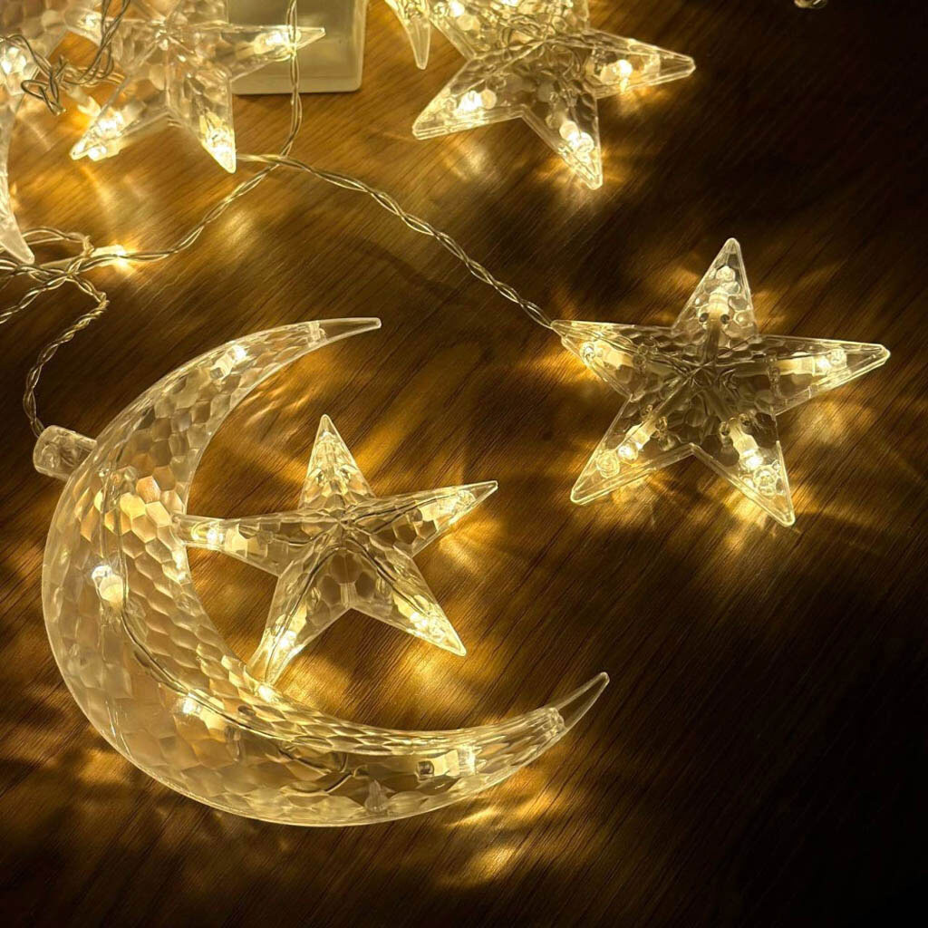 Светодиодная гирлянда штора Moon-Star - № 9 Светодиодная гирлянда штора Moon-Star - № 9