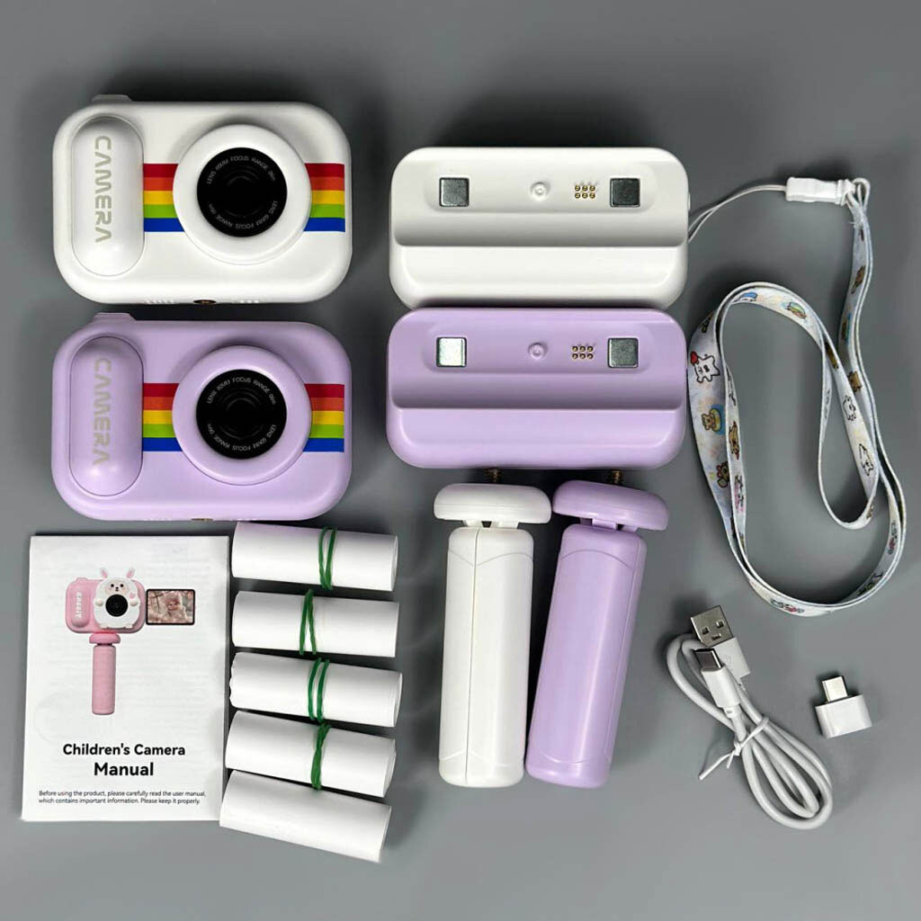Детская фотокамера H8 Ultra Color Printing, Черный - № 2 Детская фотокамера H8 Ultra Color Printing, Черный - № 2