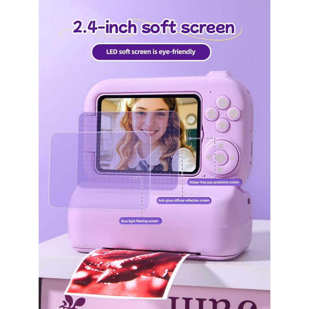 Детская фотокамера H8 Ultra Color Printing, Черный - № 10 Детская фотокамера H8 Ultra Color Printing, Черный - № 10