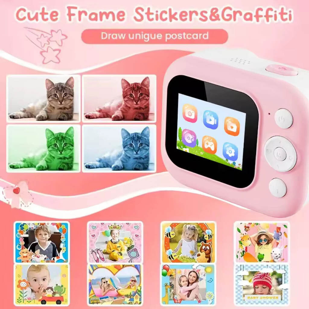 Дитяча фотокамера Polaroid Mini D21, Бузковий - № 10 Дитяча фотокамера Polaroid Mini D21, Бузковий - № 10