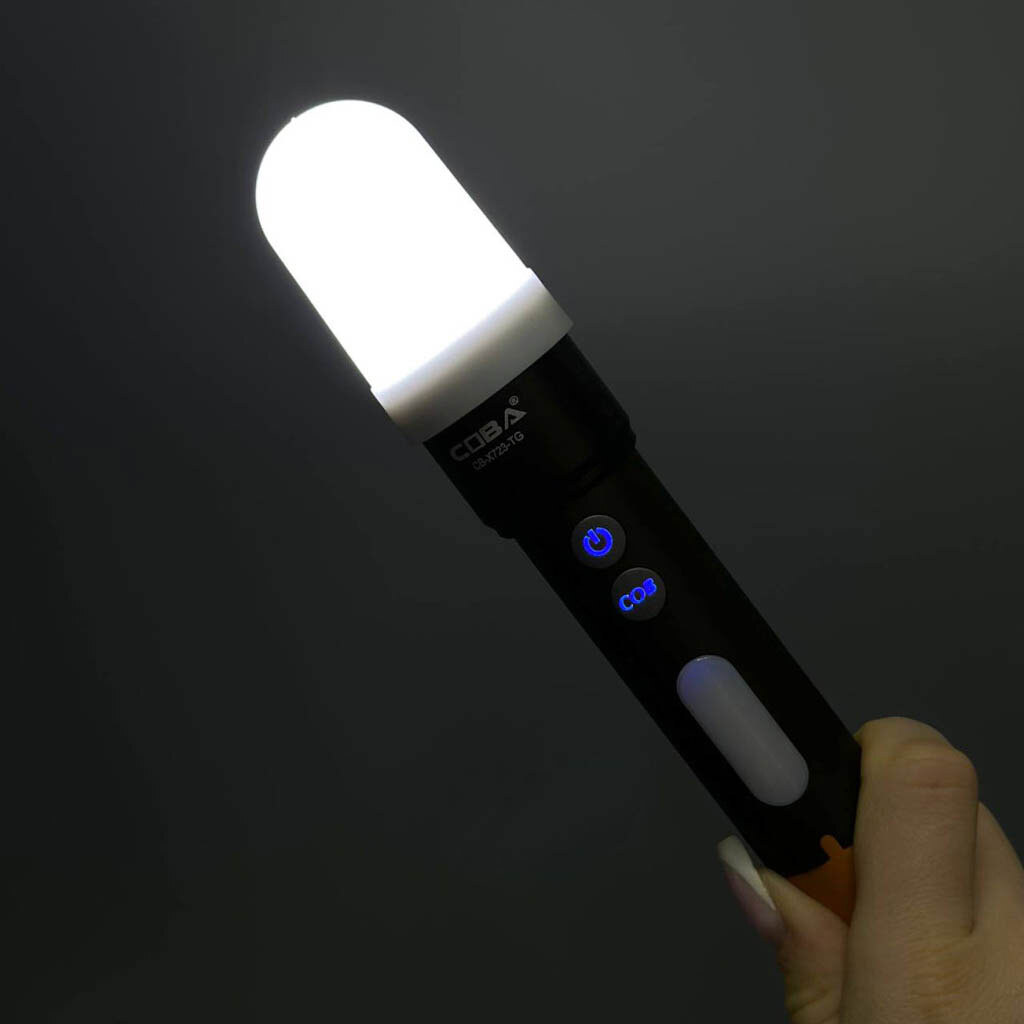 Фонарик CB-X723-TG+3LED, Черный - № 7 Фонарик CB-X723-TG+3LED, Черный - № 7