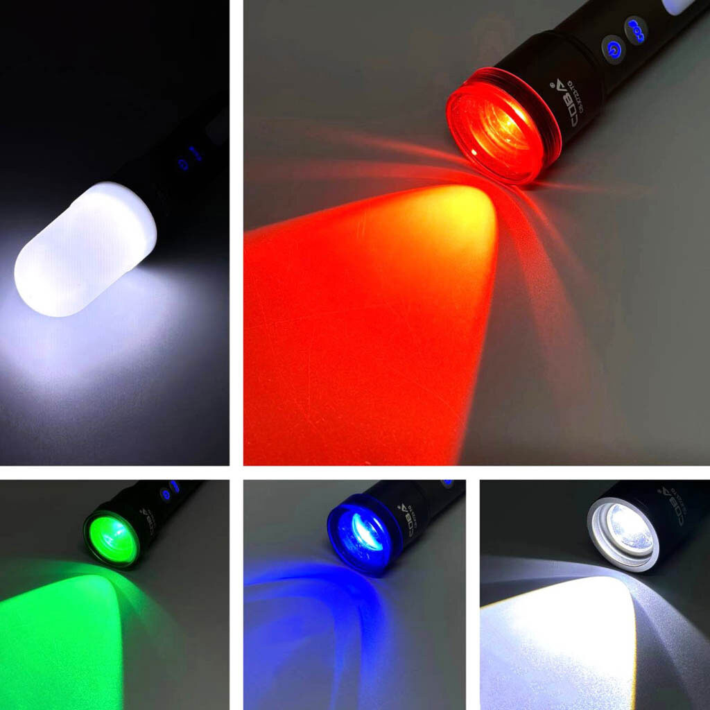 Фонарик CB-X723-TG+3LED, Черный - № 8 Фонарик CB-X723-TG+3LED, Черный - № 8