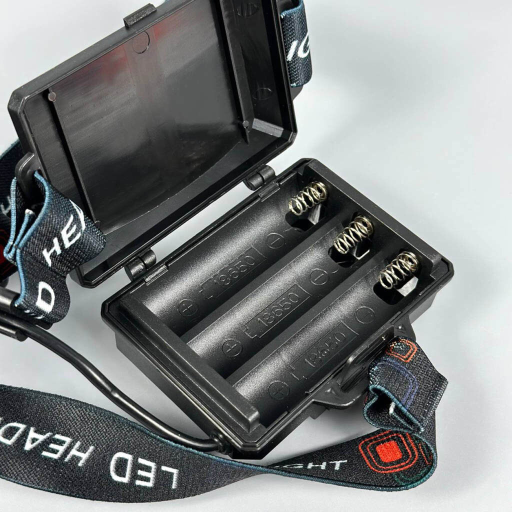 Налобный фонарь CT012-3Q-TG, Черный - № 4 Налобный фонарь CT012-3Q-TG, Черный - № 4