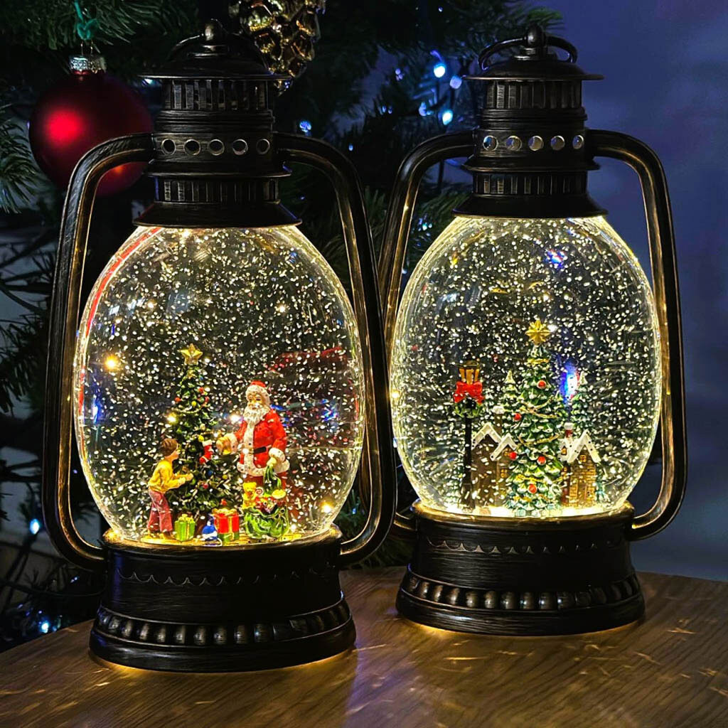 Новогодний ночник XMAS винтажный фонарик WLD-24028A - № 4 Новогодний ночник XMAS винтажный фонарик WLD-24028A - № 4