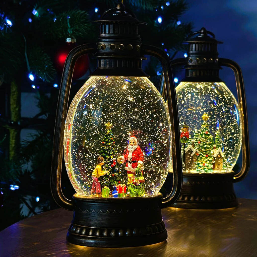 Новогодний ночник XMAS винтажный фонарик WLD-24028A - № 5 Новогодний ночник XMAS винтажный фонарик WLD-24028A - № 5