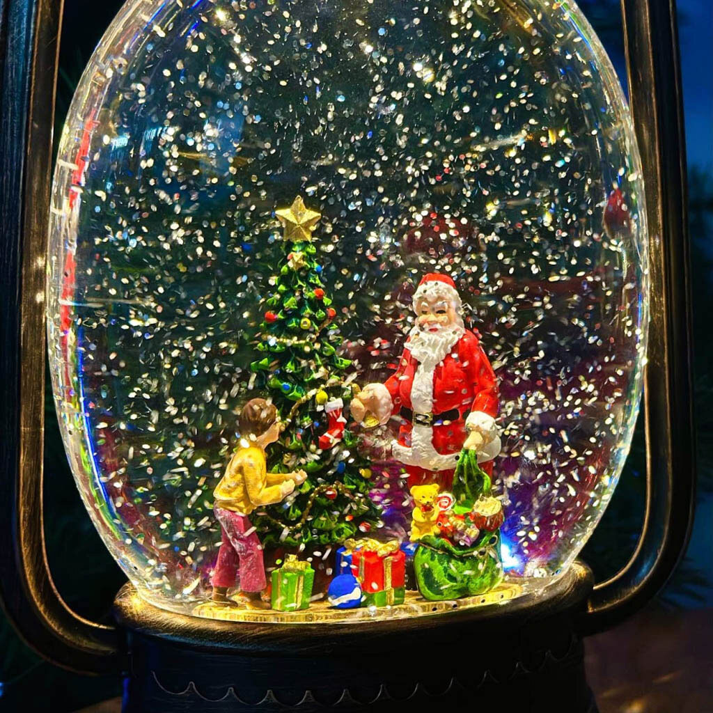 Новогодний ночник XMAS винтажный фонарик WLD-24028A - № 6 Новогодний ночник XMAS винтажный фонарик WLD-24028A - № 6