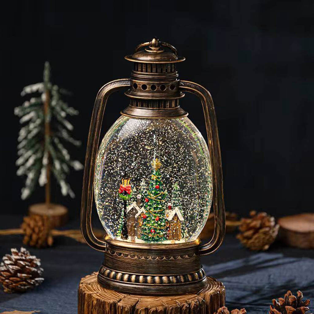 Новогодний ночник XMAS винтажный фонарик WLD-24028A - № 8 Новогодний ночник XMAS винтажный фонарик WLD-24028A - № 8