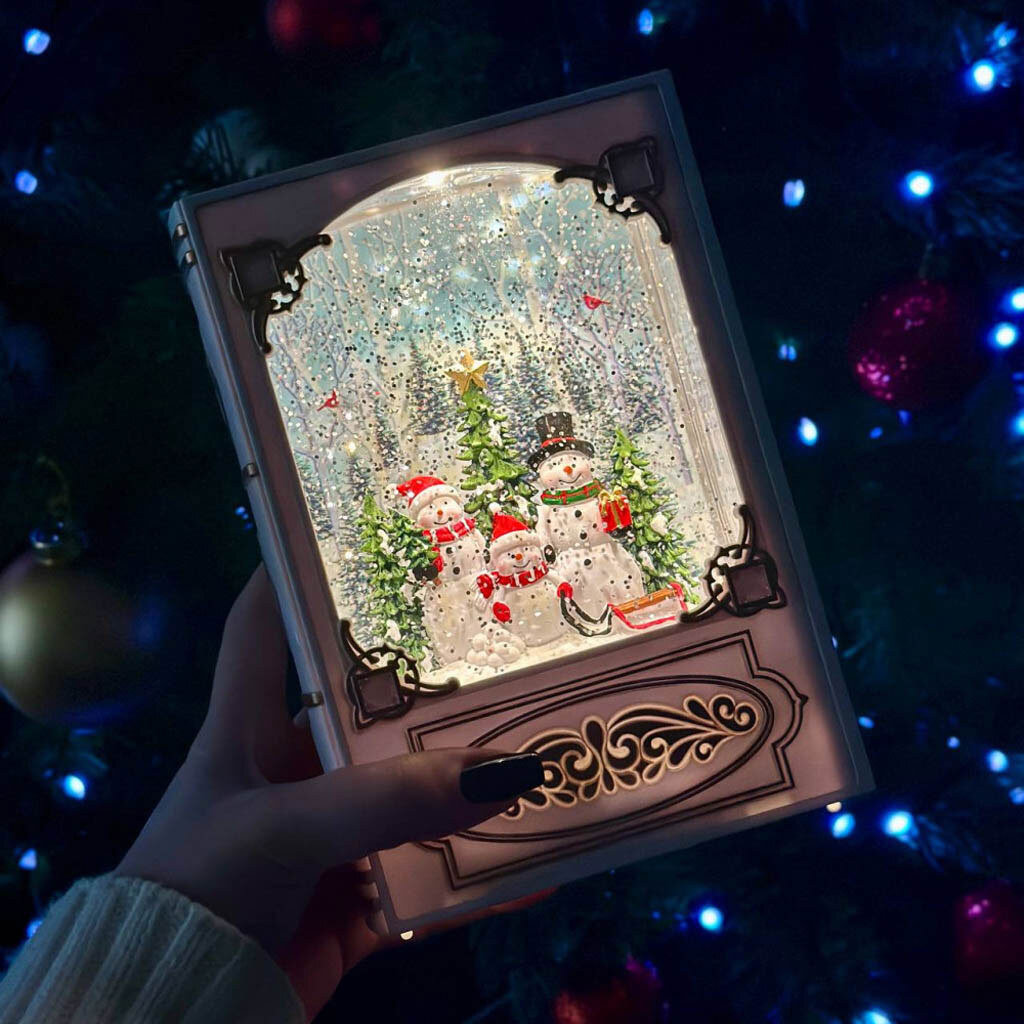 Новорічний нічник XMAS Книжка WLD-24023A-B - № 7 Новорічний нічник XMAS Книжка WLD-24023A-B - № 7