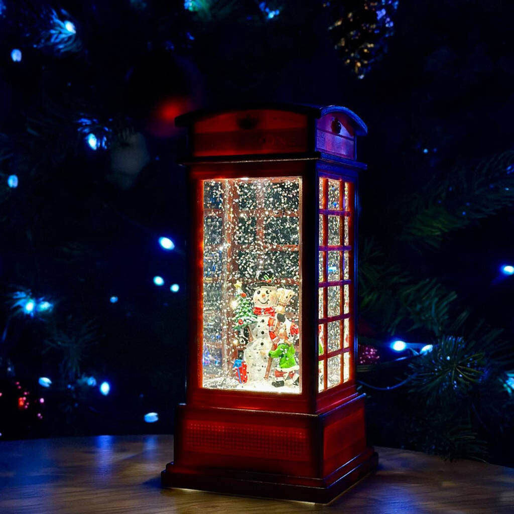 Новогодний ночник XMAS Телефонная будка WLD-2102B - № 8 Новогодний ночник XMAS Телефонная будка WLD-2102B - № 8