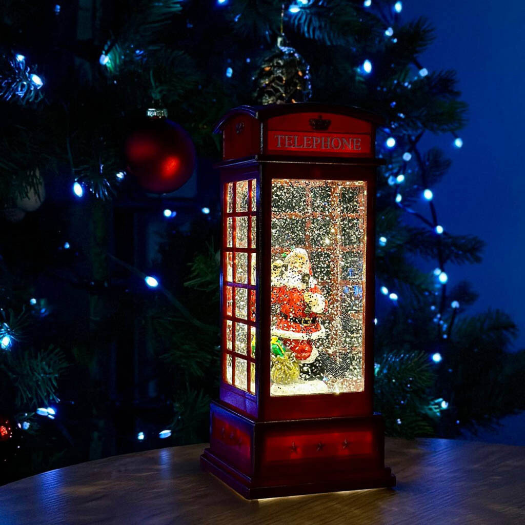 Новорічний нічник XMAS Телефонна будка WLD-25002A - № 6 Новорічний нічник XMAS Телефонна будка WLD-25002A - № 6