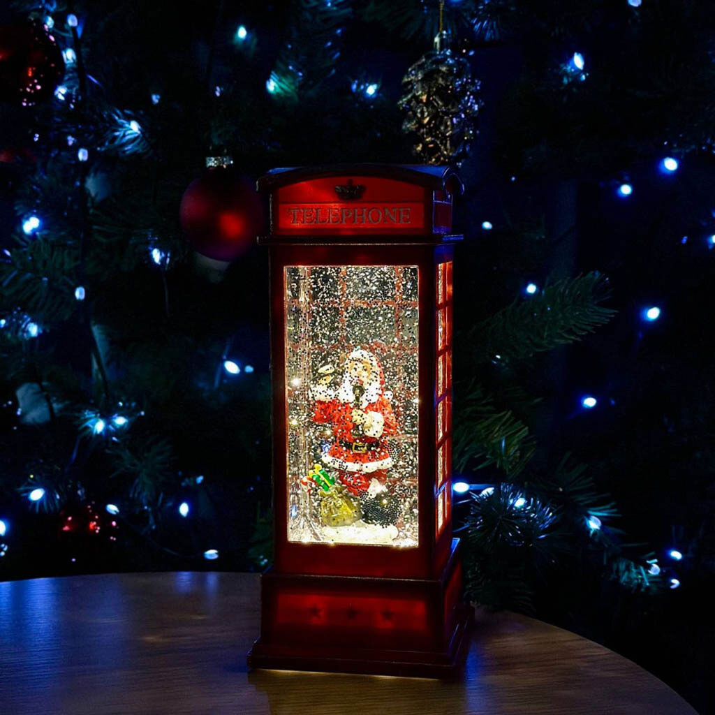 Новорічний нічник XMAS Телефонна будка WLD-25002A - № 7 Новорічний нічник XMAS Телефонна будка WLD-25002A - № 7