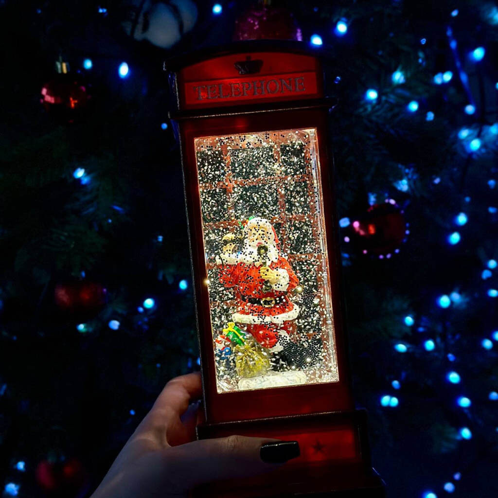 Новорічний нічник XMAS Телефонна будка WLD-25002A - № 8 Новорічний нічник XMAS Телефонна будка WLD-25002A - № 8