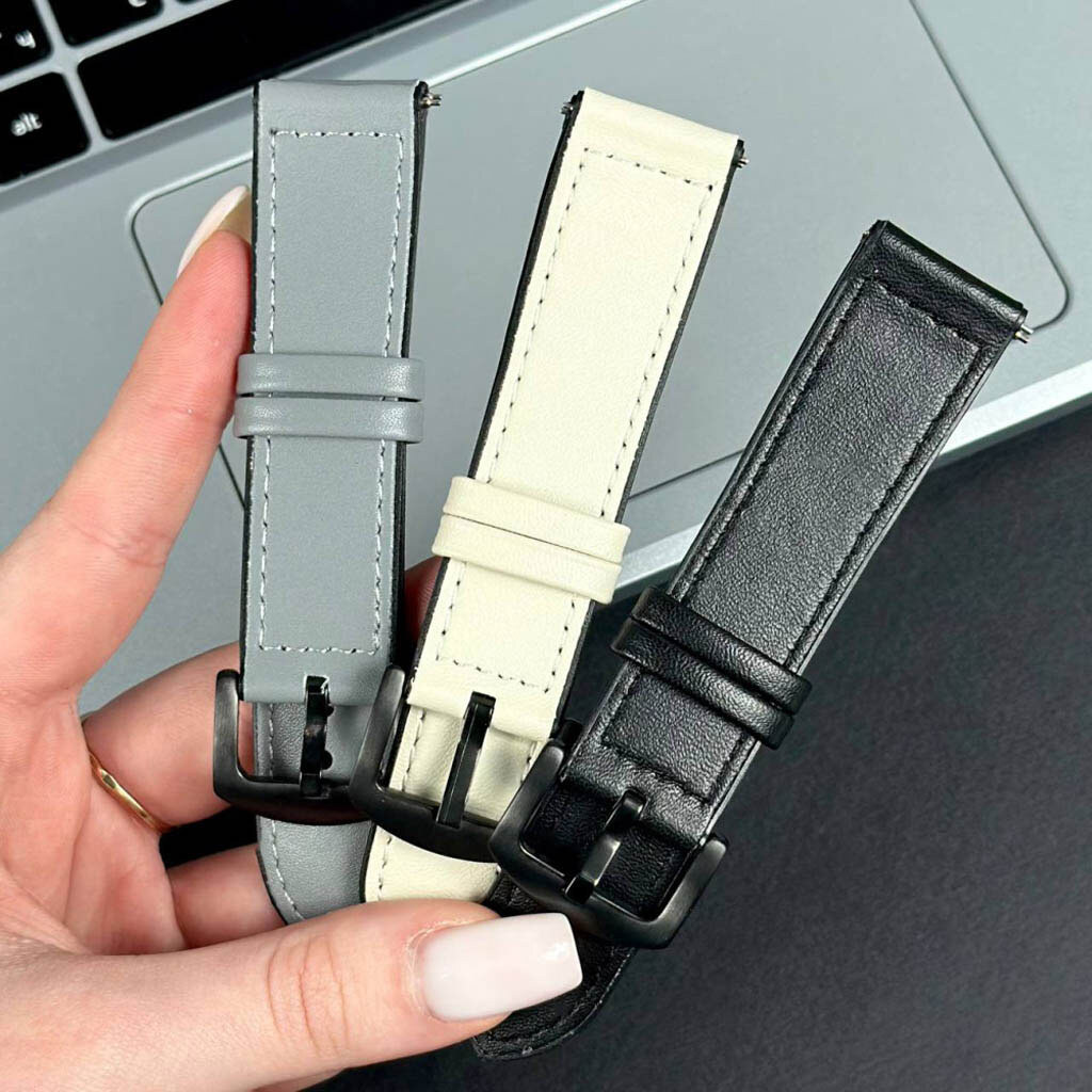 Ремешок универсальный, Leather Casual, Зеленый - № 5 Ремешок универсальный, Leather Casual, Зеленый - № 5