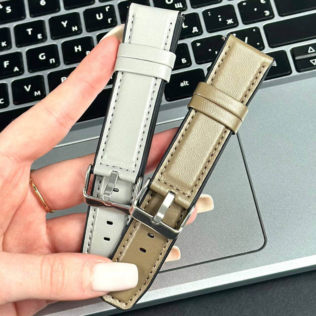 Ремешок универсальный, Leather Casual Color, Серый - № 3 Ремешок универсальный, Leather Casual Color, Серый - № 3