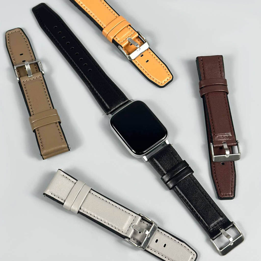 Ремешок универсальный, Leather Casual Color, Серый - № 6 Ремешок универсальный, Leather Casual Color, Серый - № 6